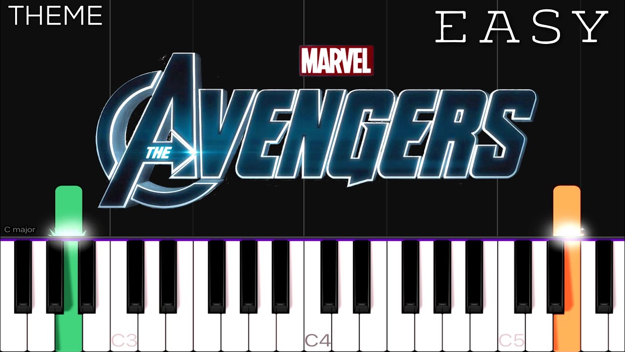 The Avengers Theme | EASY Piano Tutorial