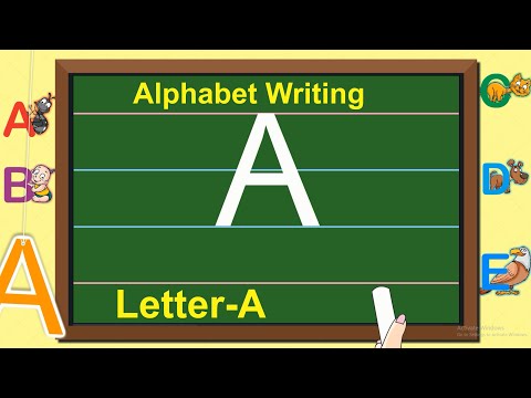 English Capital Letter Writing | Letter - A | Writing Capital ABC for children | Learning Booster