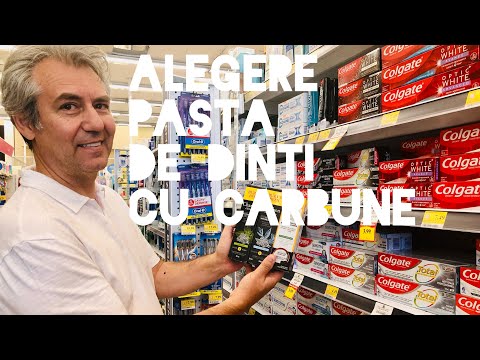 Alegere pasta de dinti cu carbune
