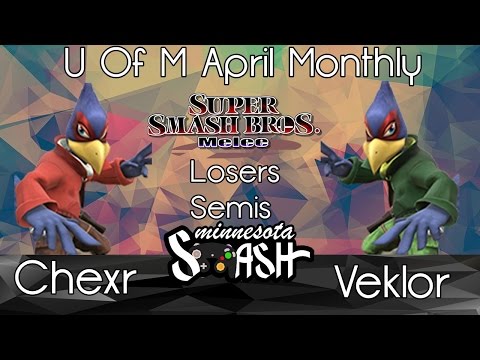 U of M April Monthly - Chexr vs Veklor (SSBM LS)
