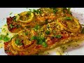 BEST Baked Lemon Garlic Salmon | The Mediterranean Dish | Mediterranean Flavors