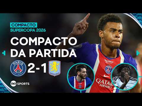 PSG 2X1 ASTON VILLA | COMPACTO DA PARTIDA | FINAL | SUPERCOPA DA UEFA 26/27