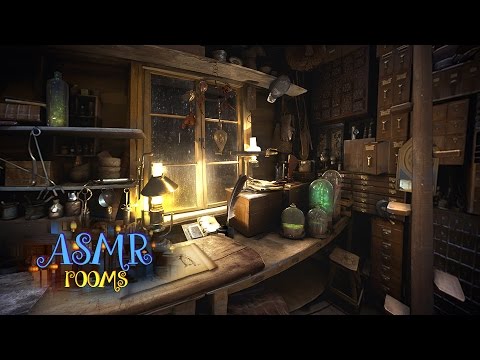 ★ Fantastic Beasts Inspired Ambience ☘ Newt Scamander's Magical Workshop - Soundscape and Animation