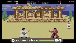 Commdore 64 Games - International Karate