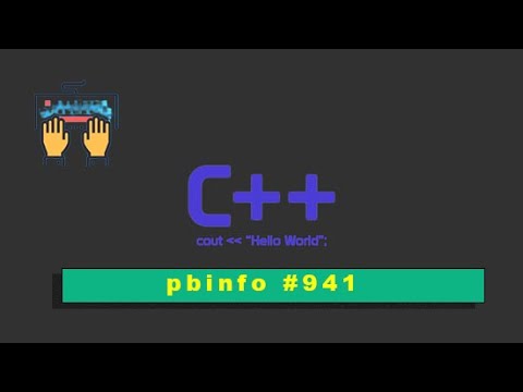 Problema pbinfo #941 - C++ Coding