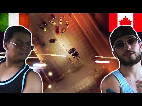 CANADIANS REACT TO ITALIAN TRAP - MamboLosco - SKUSKU ft. Pyrex (Lyric video)