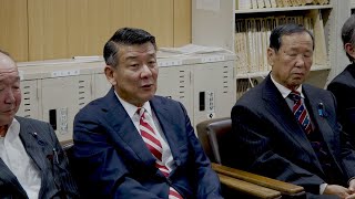 11月11日【びわ湖放送ニュース】愛荘町長選挙　町議会議長の森野 隆氏が出馬表明