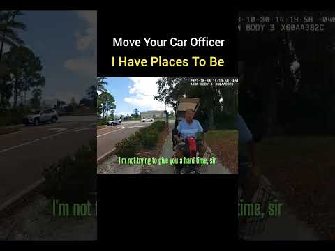 Move Your Car Officer #shortsvideo #shortsfeed #cops