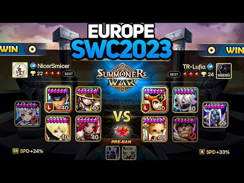 LUFIA vs NICERSMICER (BO5) | SEMI FINAL | SWC2023 Europe Preliminary Day 1 - Summoners War