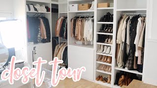 CLOSET TOUR!