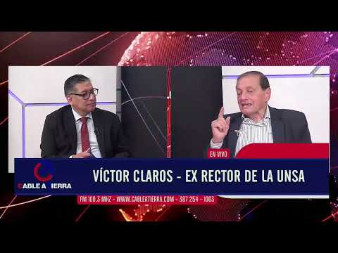 Video: VICTOR CLAROS: “DEJÉ U$S12 MILLONES EN LA UNSa: ME GUSTARÍA SABER DONDE ESTÁN"
