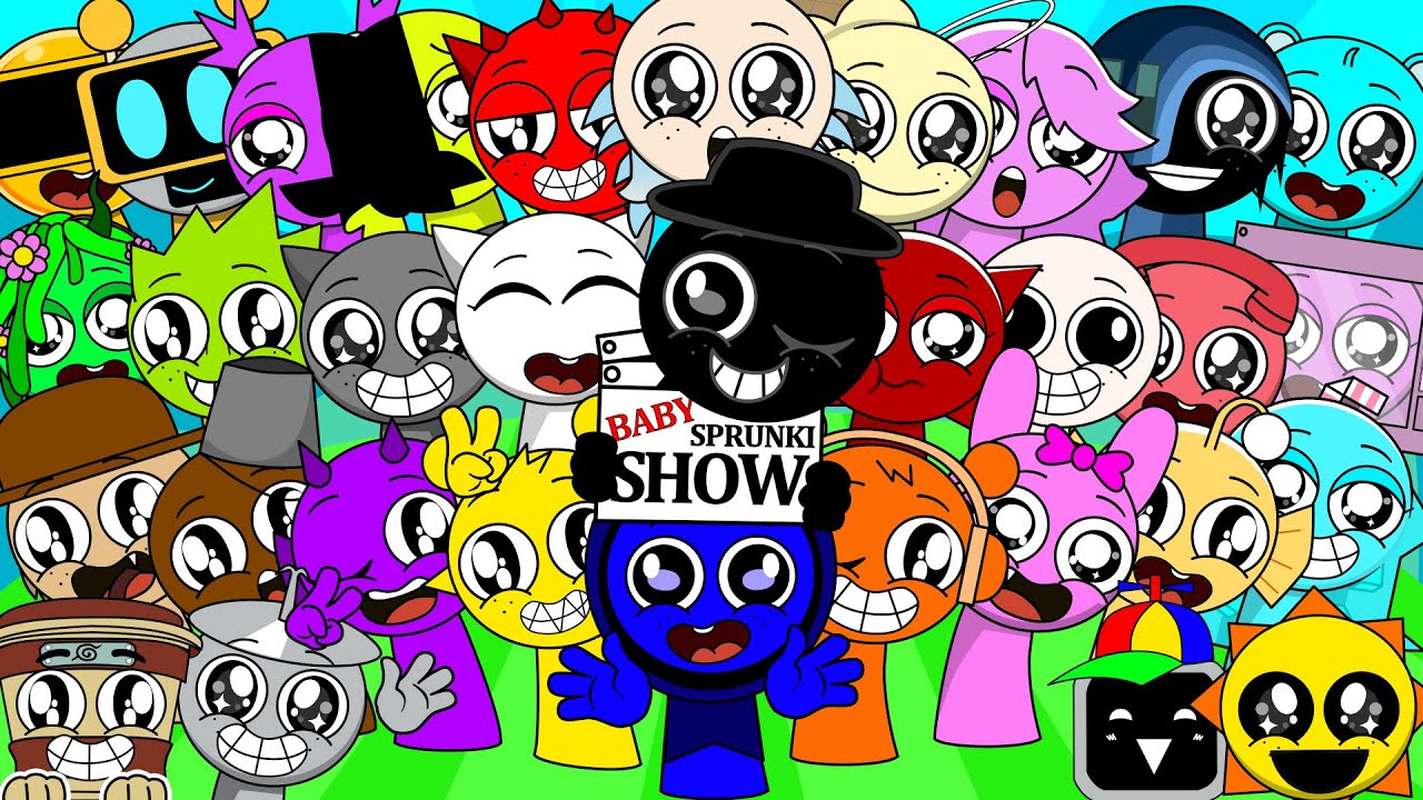 BABY SPRUNKI SHOW: Funniest Meme Moments 🤭🎉 #2 || Incredibox Sprunki Animation