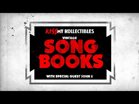 Vintage KISS Songbooks & Sheet Music with John 5
