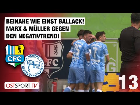Almost like Ballack once did! CFC bucks the negative trend: Chemnitz vs. Zehlendorf | Regionallig...