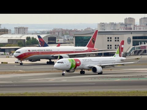 16 AVIÕES A 16 MIN do Aeroporto de Lisboa Plane Spotting (LIS/LPPT)