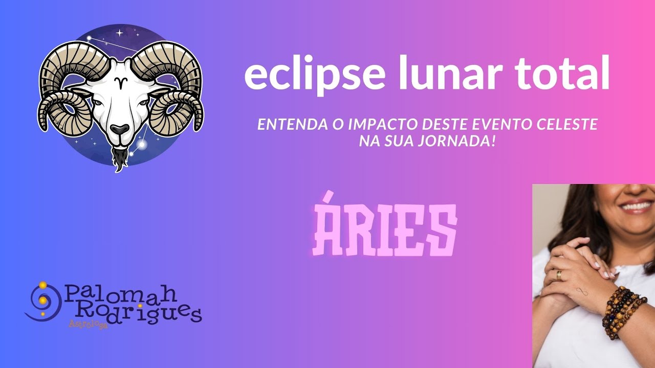 Um Olhar para o Céu -  Previsão Mensal para Aries ♈ - Eclipse Lunar Total!