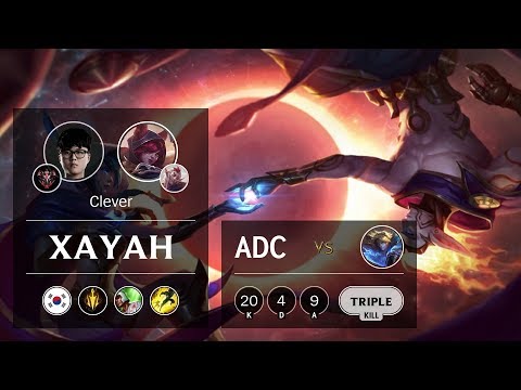 Xayah ADC vs Ezreal - KR Grandmaster Patch 9.9