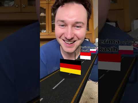 Ευχαριστώ σε διάφορες γλώσσες 😂 #shorts