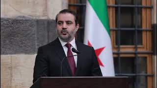 وزير الخارجية والمغتربين أسعد الشيباني خلال كلمته بمأدبة إفطار مع السلك الد?