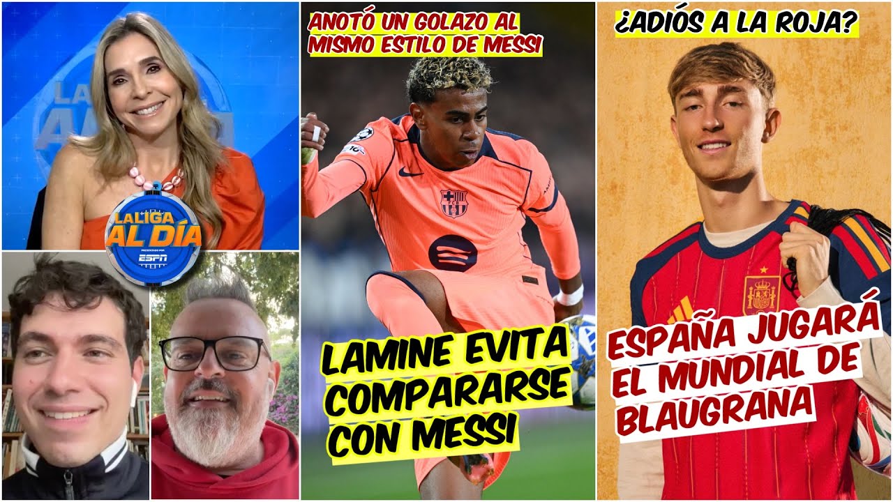 Lamine Yamal TIENE MUCHO que APRENDER de LEO MESSI y de CRISTIANO RONALDO | La Liga Al Día