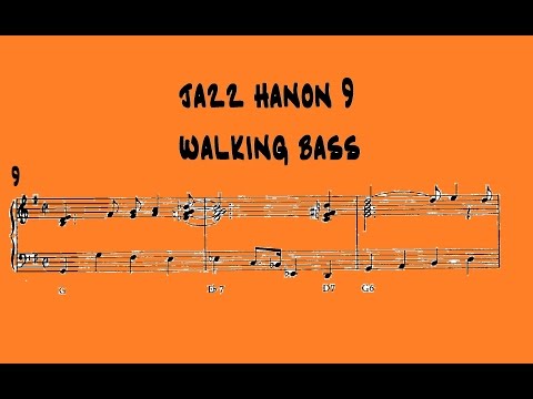 Jazz Hanon by Leo Alfassy - No 9 Walking Bass