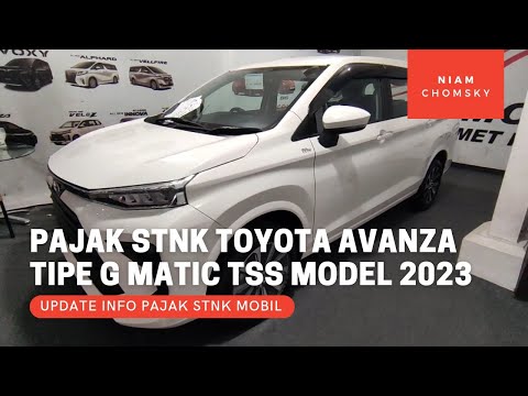 Pajak STNK Tahunan Toyota Avanza 1.5 Tipe G Matic TSS Model 2023