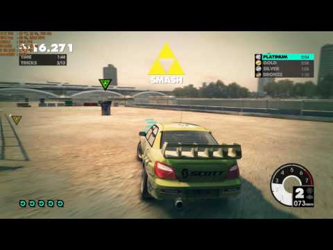 Dirt 3 Walkthrough Part 90 - "Monster Allstar: Gymkhana Sprint 04" [1080p60]