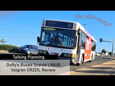 NO AIRCON!!  Duffy's Buses Scania L94UB Volgren CR221L Review