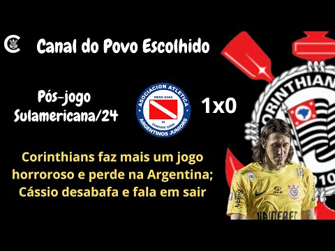 PÓS-JOGO: Argentinos Juniors-ARG 1x0 CORINTHIANS