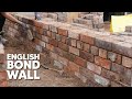 Bricklaying Reclaimed Brick English Garden Wall Bond