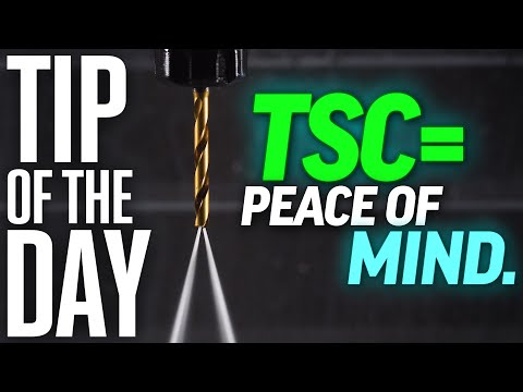 TSC = Peace of Mind - Mark Talks Through-Spindle Coolant - Haas Tip of the Day