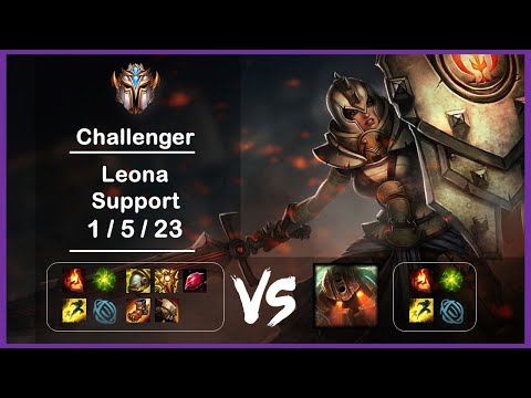 KR Challenger Replays Support Leona vs Nautilus Ep.4286