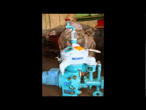 Alfa Laval oil purifier, oil separator, industrial centrifuge, ship oil purifier