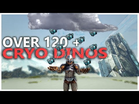 WE GOT SO MANY CRYO DINOS!! TITAN RAID OFFICIAL SMALL TRIBES PVP S4 Ep2 | ARK: Survival Evolved