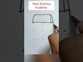 How to draw a Jawaharlal Nehru drawing from 3X3 dots easy step by step//#Manidrawingacademy//#shorts