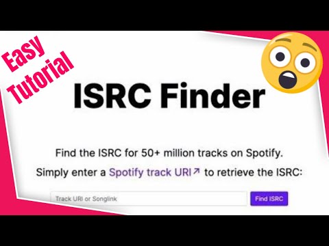 How to Find a Song ISRC | Get The ISRC Code For Any Song On Spotify | Video Tutorial
