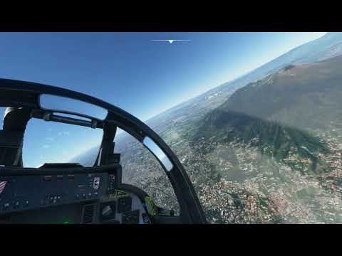 Microsoft Flight Simulator 2020 F-14 Tomcat cockpit view