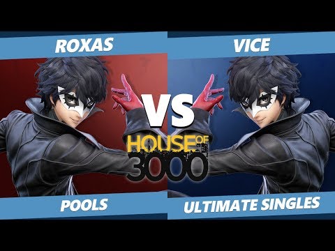 Smash Ultimate Tournament - Roxas (Joker) Vs. Vice (Joker, Snake) SSBU Xeno 168 Pools