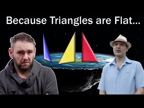 Nathan Oakley claims I've proven Flat Earth with triangles