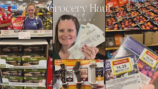 Grocery Haul For A Family Of Four With HUGE Savings!! | Shop With Me! | #p31challenge