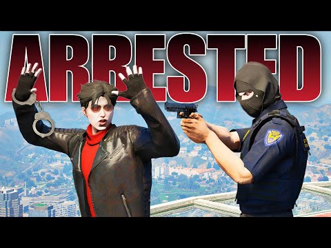 The POLICE arrested me for multiple charges in GTA 5 (D'Source City) 