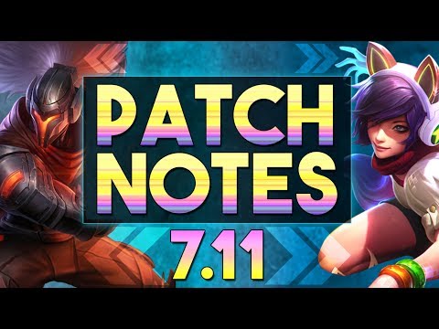 Ahri & Yasuo Nerf - Patch Notes 7.11 Rundown