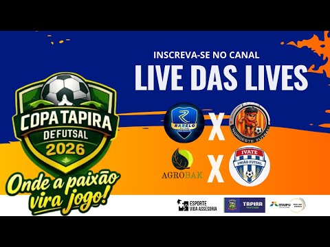 AO VIVO 🔴 | Rodada Diamante Regional – Copa Tapira de Futsal | 20/01/2026