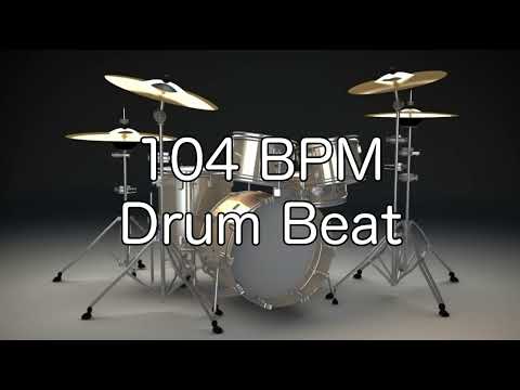 104 BPM Shuffle Drum Beat for Musical Practice