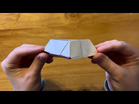 Origami Traditional Trapezoid Box Instructions