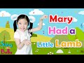 Mary Had A Little Lamb With Lyrics | Sing and Dance Along | Action Song by Sing with Bella