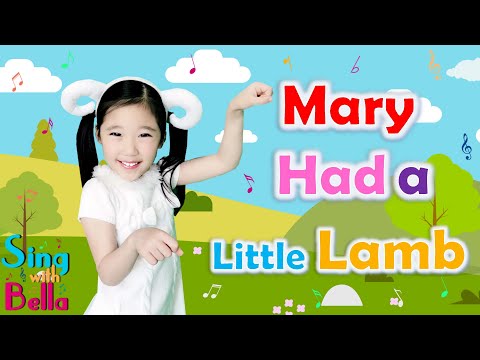 Mary Had A Little Lamb With Lyrics | Sing and Dance Along | Action Song by Sing with Bella