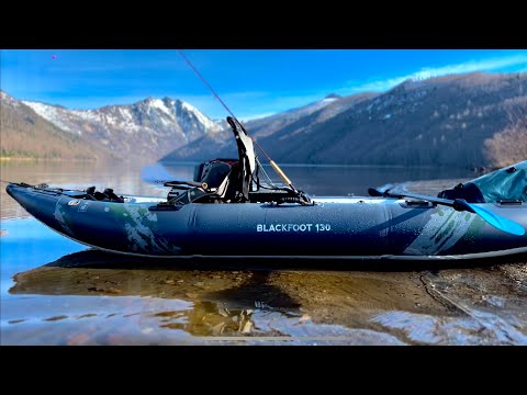 Kayak Fly Fishing at Coldwater Lake Mount Saint Helens 