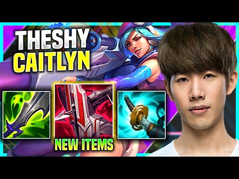 THESHY PICKS CAITLYN WITH NEW ITEM IMMORTAL! - IG TheShy Plays Caitlyn Top vs Heimerdinger!