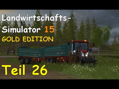 Let's Play LS15 GOLD EDITION Teil 26 - MAIS ERNTEN | Liongamer1